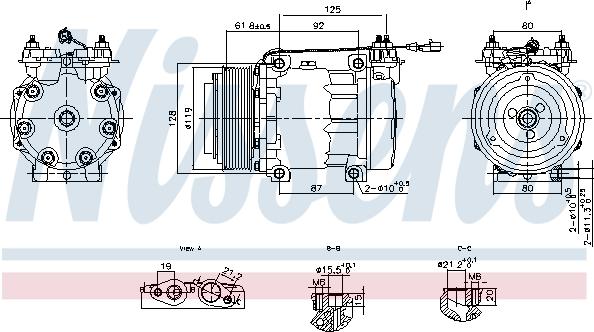 NISSENS 891146 - Compressore, Climatizzatore www.autoricambi360.it