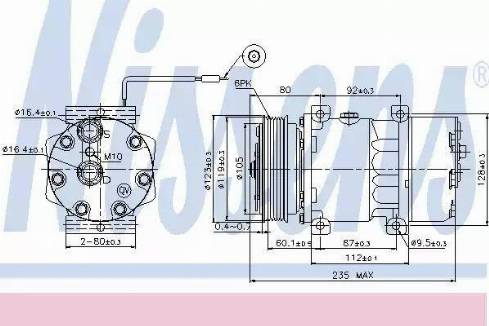 NISSENS 89125 - Compressore, Climatizzatore www.autoricambi360.it