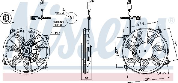 Nissens 85902 - Ventola, Raffreddamento motore www.autoricambi360.it