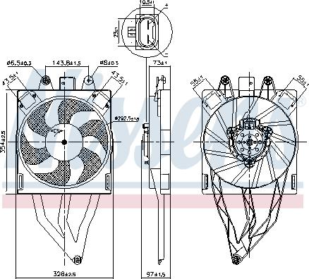 Nissens 850066 - Ventola, Raffreddamento motore www.autoricambi360.it