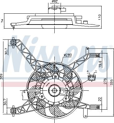 Nissens 85751 - Ventola, Raffreddamento motore www.autoricambi360.it