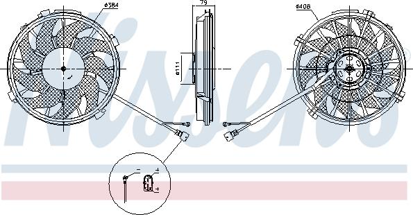 Nissens 85753 - Ventola, Raffreddamento motore www.autoricambi360.it