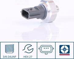 Nissens 301038 - Interruttore a pressione, Climatizzatore www.autoricambi360.it