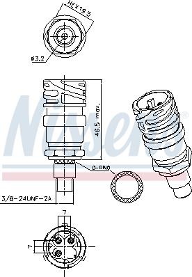 NISSENS 301028 - Interruttore a pressione, Climatizzatore www.autoricambi360.it