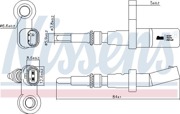 Nissens 207017 - Sensore, Temperatura refrigerante www.autoricambi360.it