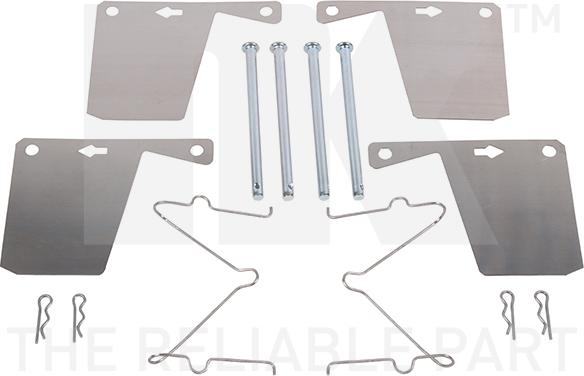 NK 7999960 - Kit accessori, Pastiglia freno www.autoricambi360.it
