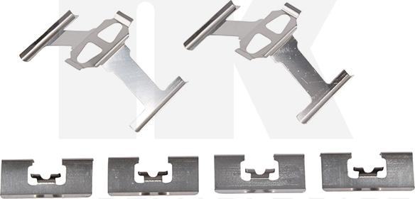NK 7999092 - Kit accessori, Pastiglia freno www.autoricambi360.it