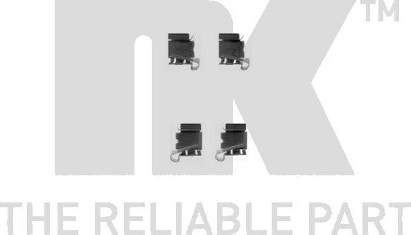 NK 7945622 - Kit accessori, Pastiglia freno www.autoricambi360.it