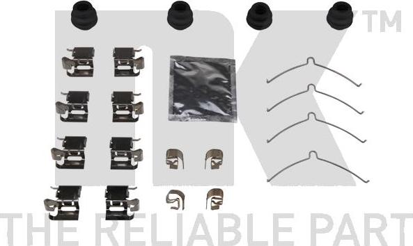 NK 79450001 - Kit accessori, Pastiglia freno www.autoricambi360.it