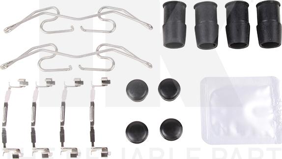 NK 7947004 - Kit accessori, Pastiglia freno www.autoricambi360.it