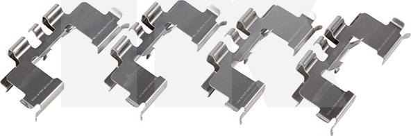 NK 7952677 - Kit accessori, Pastiglia freno www.autoricambi360.it