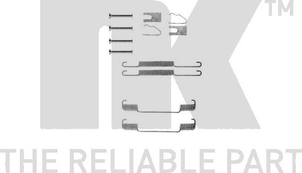 NK 7915608 - Kit accessori, Ganasce freno www.autoricambi360.it