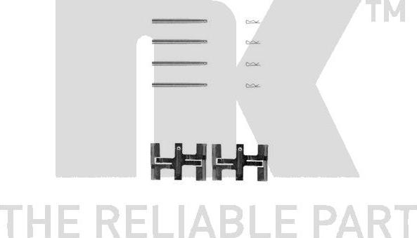 NK 7915045 - Kit accessori, Pastiglia freno www.autoricambi360.it