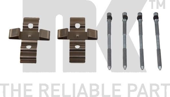 NK 79101848 - Kit accessori, Pastiglia freno www.autoricambi360.it