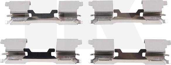 NK 79331762 - Kit accessori, Pastiglia freno www.autoricambi360.it