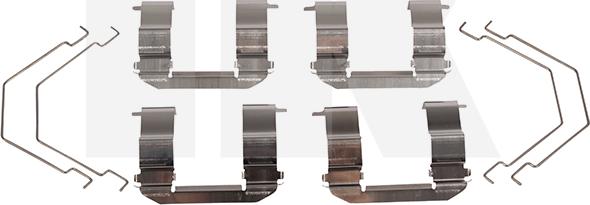 NK 7932158 - Kit accessori, Pastiglia freno www.autoricambi360.it