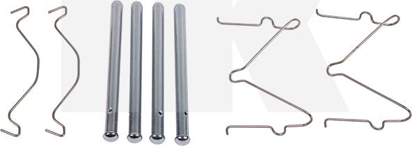 NK 79321209 - Kit accessori, Pastiglia freno www.autoricambi360.it