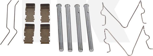 NK 7932173 - Kit accessori, Pastiglia freno www.autoricambi360.it