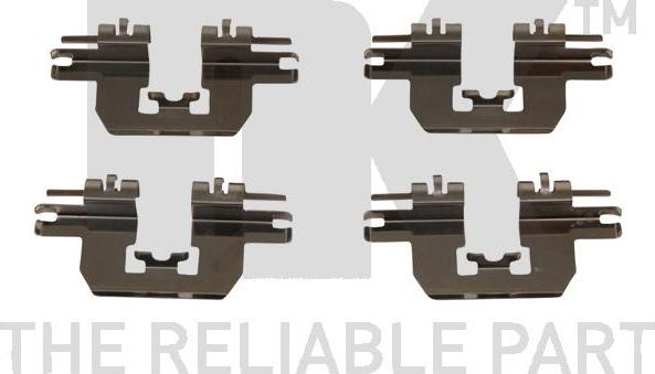 NK 79321724 - Kit accessori, Pastiglia freno www.autoricambi360.it