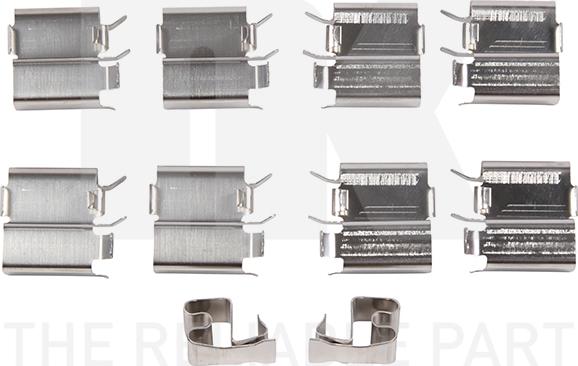 NK 7932244 - Kit accessori, Pastiglia freno www.autoricambi360.it