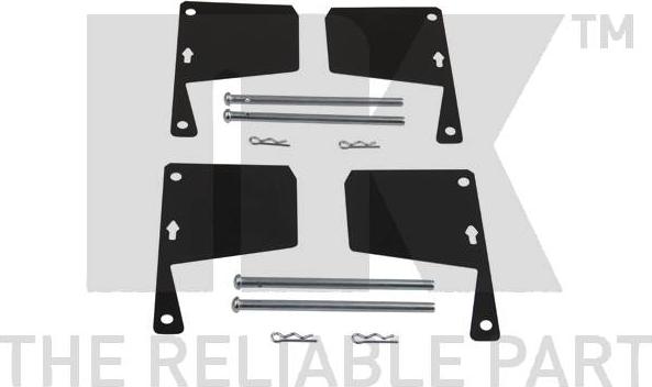 NK 7925983 - Kit accessori, Pastiglia freno www.autoricambi360.it