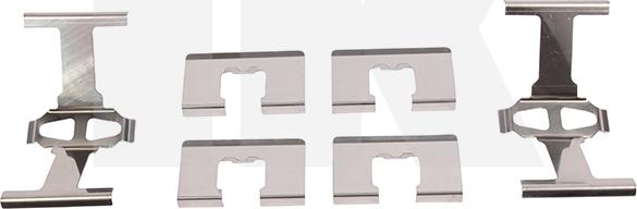 NK 7926203 - Kit accessori, Pastiglia freno www.autoricambi360.it