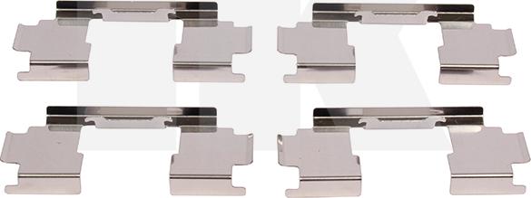 NK 7926276 - Kit accessori, Pastiglia freno www.autoricambi360.it