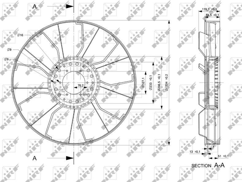 NRF 49817 - Girante, Raffreddamento motore www.autoricambi360.it