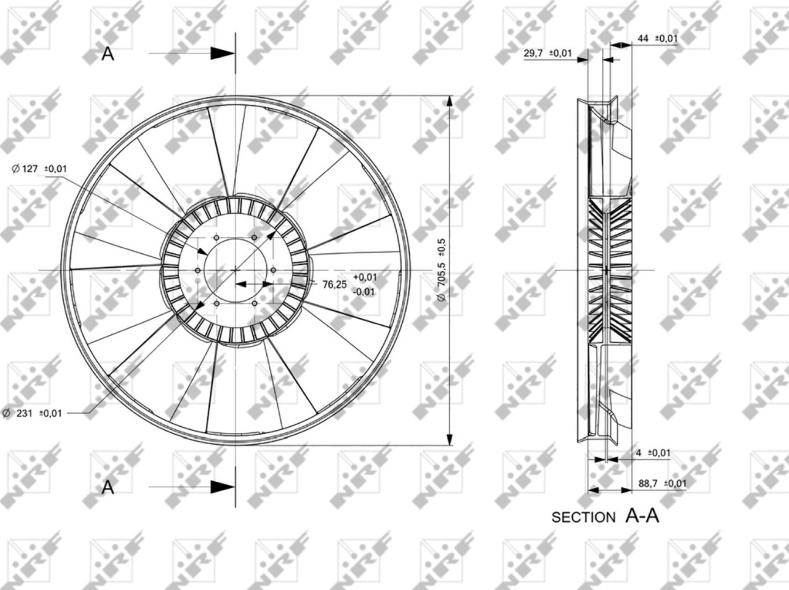 NRF 49826 - Girante, Raffreddamento motore www.autoricambi360.it