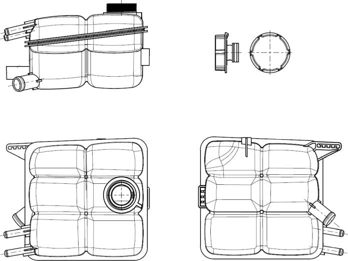 NRF 454015 - Serbatoio compensazione, Refrigerante www.autoricambi360.it