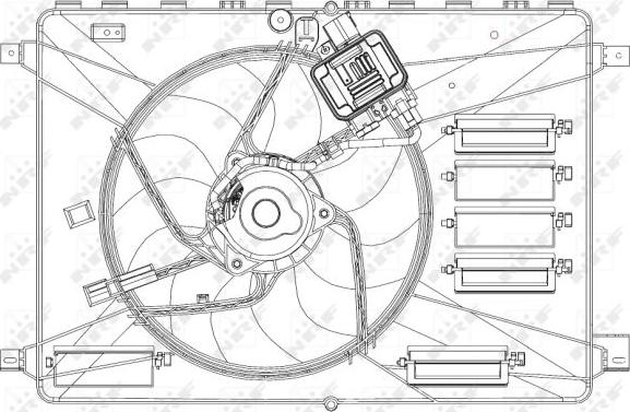 NRF 47627 - Ventola, Raffreddamento motore www.autoricambi360.it