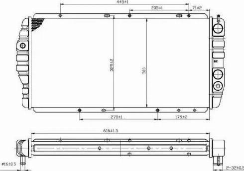 NRF 54699 - Radiatore, Raffreddamento motore www.autoricambi360.it