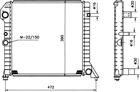 NRF 506991 - Radiatore, Raffreddamento motore www.autoricambi360.it
