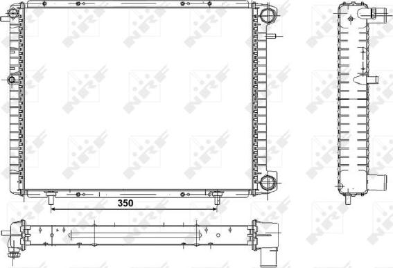 NRF 507351 - Radiatore, Raffreddamento motore www.autoricambi360.it