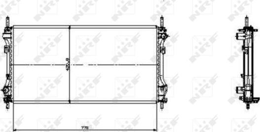 NRF 519697 - Radiatore, Raffreddamento motore www.autoricambi360.it