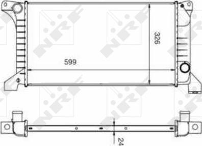 NRF 516212 - Radiatore, Raffreddamento motore www.autoricambi360.it