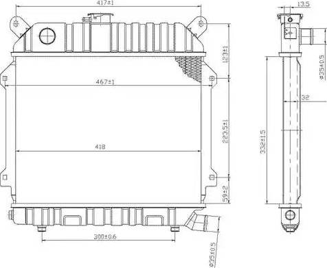 NRF 53951 - Radiatore, Raffreddamento motore www.autoricambi360.it
