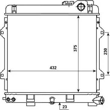 NRF 53980 - Radiatore, Raffreddamento motore www.autoricambi360.it