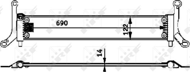 NRF 53715 - Radiatore, Raffreddamento motore www.autoricambi360.it