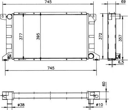 NRF 52034 - Radiatore, Raffreddamento motore www.autoricambi360.it