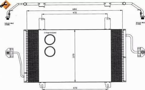 NRF 35483 - Condensatore, Climatizzatore www.autoricambi360.it