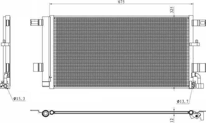 NRF 350454 - Condensatore, Climatizzatore www.autoricambi360.it