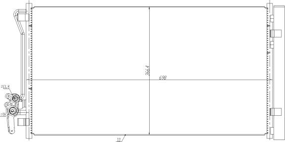 NRF 350479 - Condensatore, Climatizzatore www.autoricambi360.it