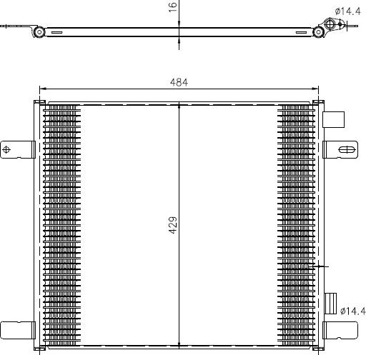 NRF 350505 - Condensatore, Climatizzatore www.autoricambi360.it