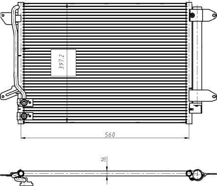 NRF 350507 - Condensatore, Climatizzatore www.autoricambi360.it