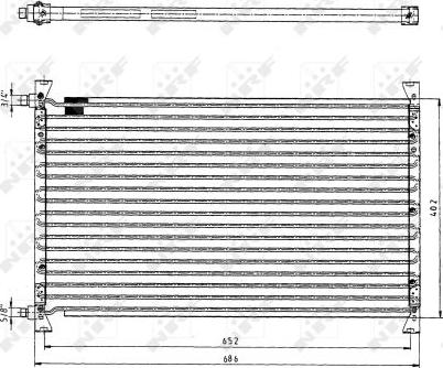 NRF 35063M - Condensatore, Climatizzatore www.autoricambi360.it