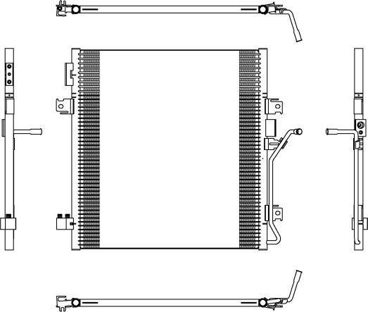 NRF 350188 - Condensatore, Climatizzatore www.autoricambi360.it