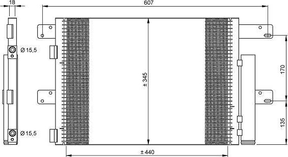 NRF 35896 - Condensatore, Climatizzatore www.autoricambi360.it