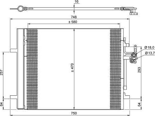 NRF 35884 - Condensatore, Climatizzatore www.autoricambi360.it