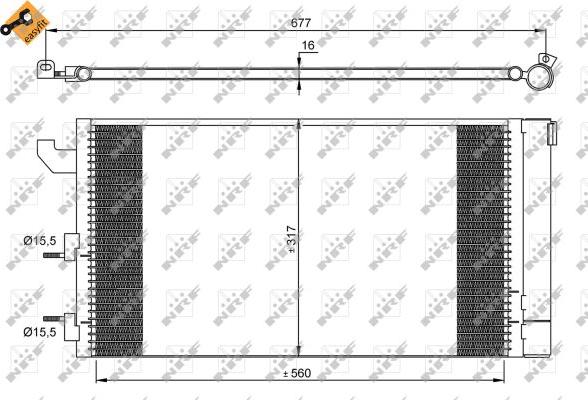 NRF 35883 - Condensatore, Climatizzatore www.autoricambi360.it